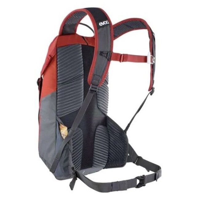 EVOC RIDE 12 BACKPACK W/ 2L BLADER  CHILI RED / CARBON GREY