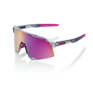 100% 100% S3 SUNGLASSES TOKYO NIGHTS - PURPLE MIRROR