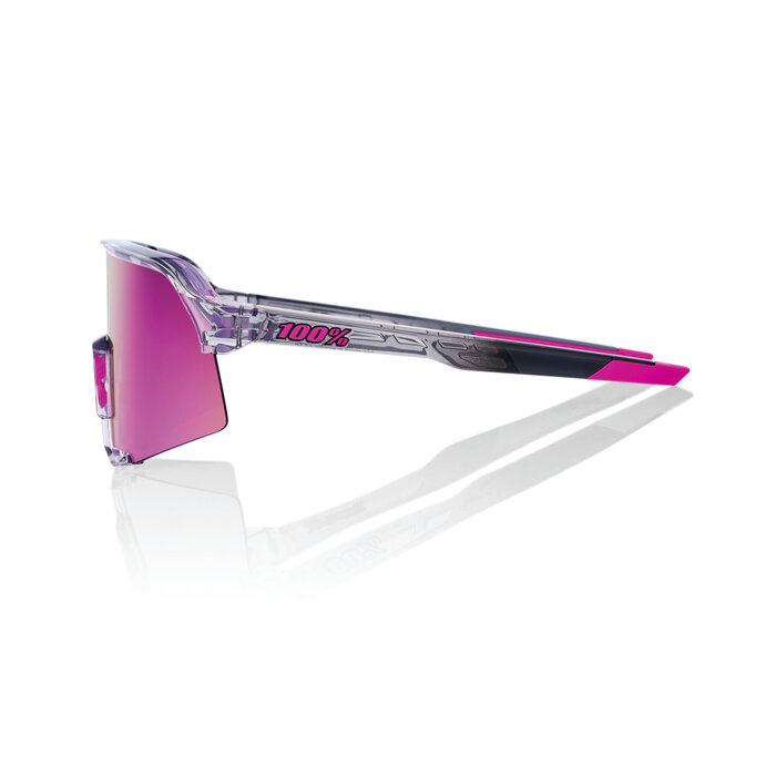 100% 100% S3 SUNGLASSES TOKYO NIGHTS - PURPLE MIRROR