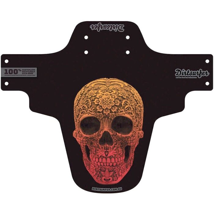 DIRTSURFER DIRTSURFER CARVED SKULL FRONT MUDGUARD