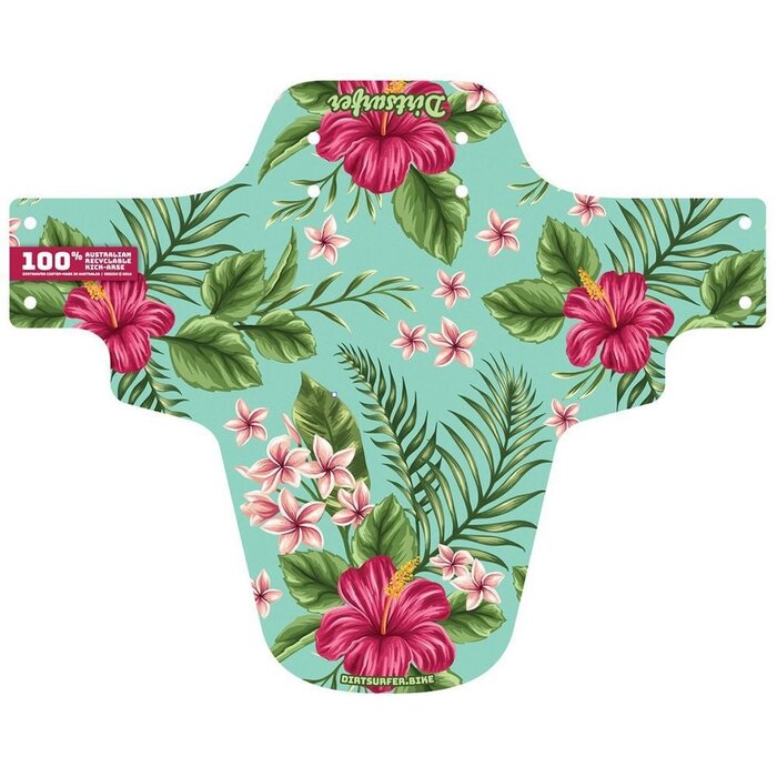 DIRTSURFER DIRTSURFER HUBISCUS 2 AQUA FRONT MUDGUARD