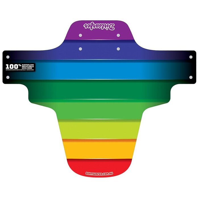 DIRTSURFER DIRTSURFER RAINBOW FRONT MUDGUARD