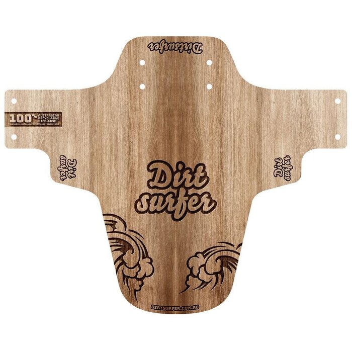 DIRTSURFER DIRTSURFER WOODCUT LOGO FRONT MUDGUARD