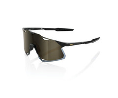 100% 100% HYPERCRAFT SUNGLASSES MATT BLACK - SOFT GOLD MIRROR
