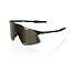 100% HYPERCRAFT SUNGLASSES MATT BLACK - SOFT GOLD MIRROR