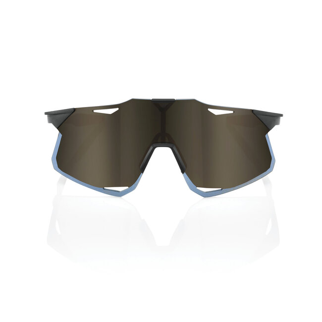 100% HYPERCRAFT SUNGLASSES MATT BLACK - SOFT GOLD MIRROR