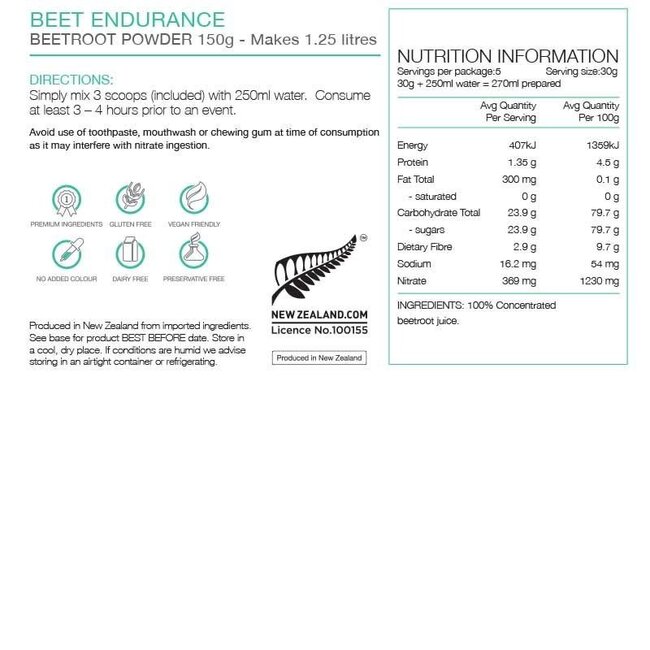 PURE BEET ENDURANCE