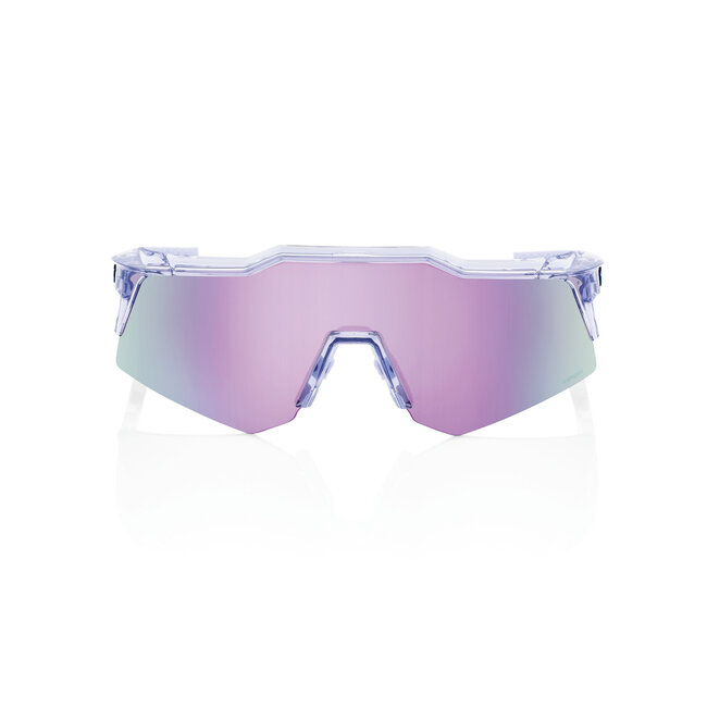 100% SPEEDCRAFT XS SUNGLASSES POLISHED TRANSLUCENT LAVENDER - HIPER LAVENDER