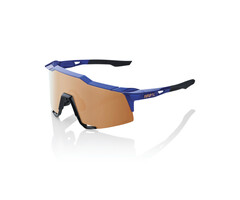 100% SPEEDCRAFT SUNGLASSES GLOSS COBLAT BLUE - HIPER COPPER MIRROR