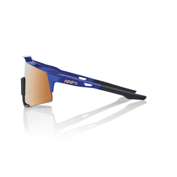 100% SPEEDCRAFT SUNGLASSES GLOSS COBLAT BLUE - HIPER COPPER MIRROR