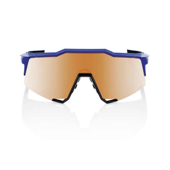 100% SPEEDCRAFT SUNGLASSES GLOSS COBLAT BLUE - HIPER COPPER MIRROR