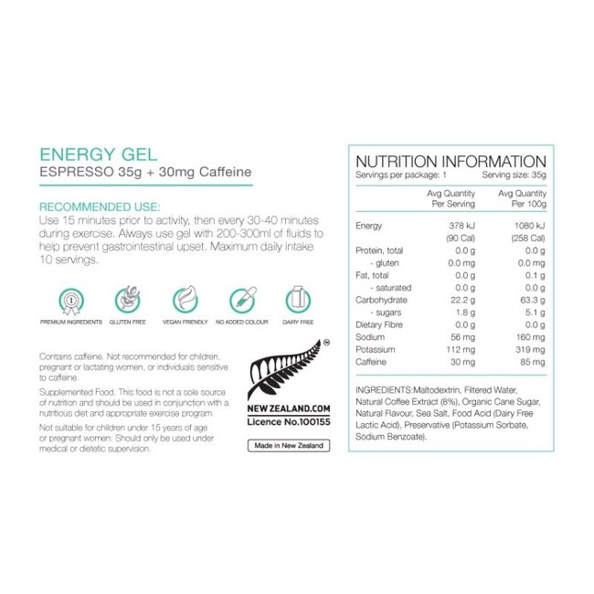 PURE ENERGY GEL 35G