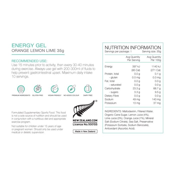 PURE PURE ENERGY GEL 35G