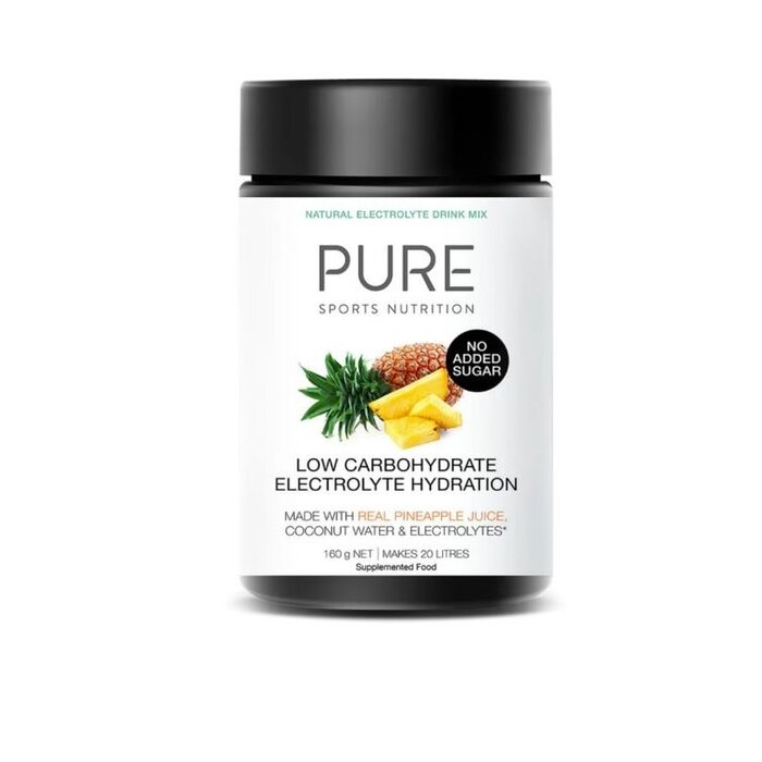 PURE PURE ELECTOLYTE HYDRATION LOW CARB 160G TUB