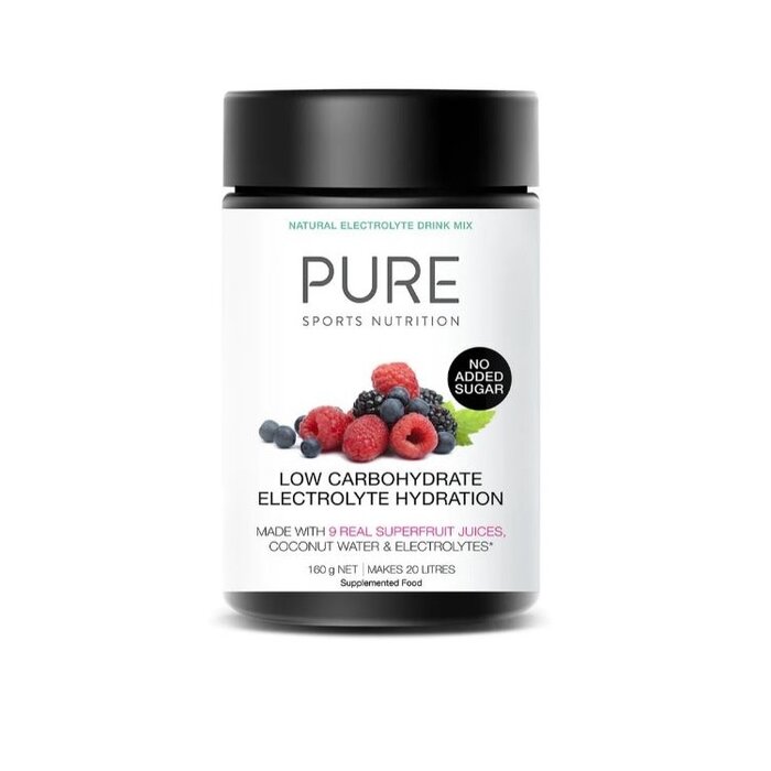 PURE PURE ELECTOLYTE HYDRATION LOW CARB 160G TUB