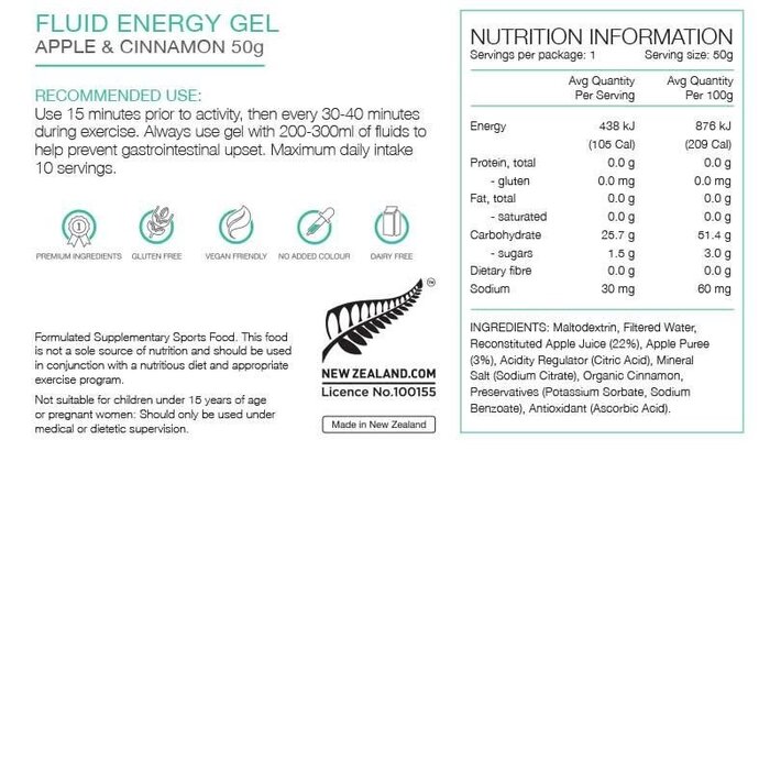 PURE PURE FLUID ENERGY 50G GEL