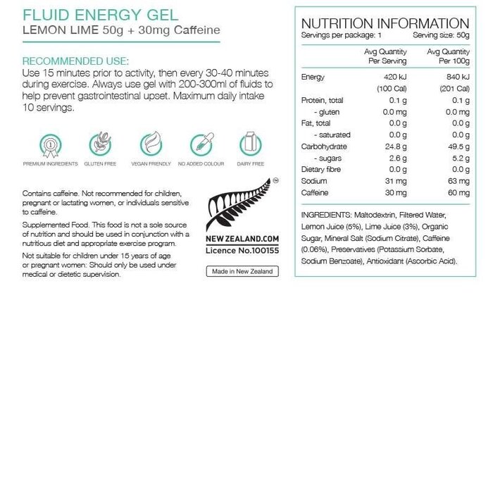 PURE PURE FLUID ENERGY 50G GEL