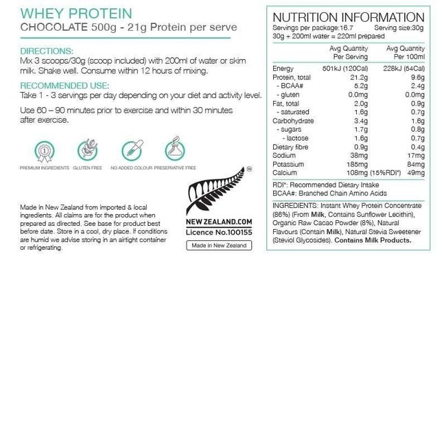PURE WHEY PROTIEN CHOCOLATE