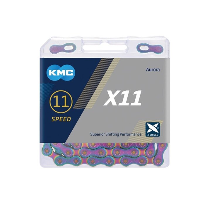 KMC KMC X11 11 SPEED CHAIN AURORA 118L
