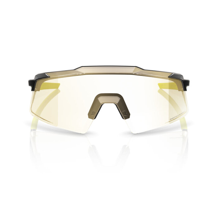 100% 100% AEROCRAFT SUNGLASSES METALIC BLACK - PHOTOCHROMIC