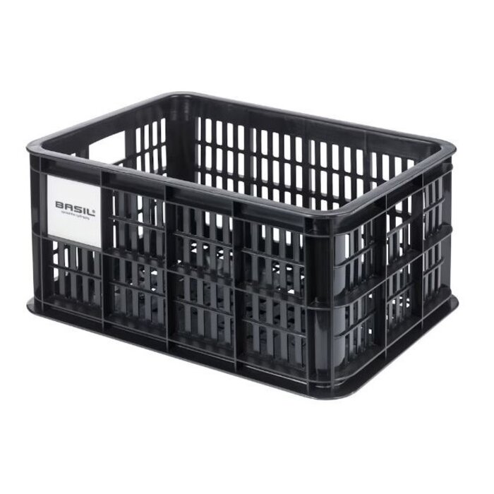 BASIL BASIL BICYCLE CRATE SMALL 17.5 L RECYCLED BLACK