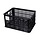 BASIL BICYCLE CRATE LARGE 40 L RECYCLED BLACK