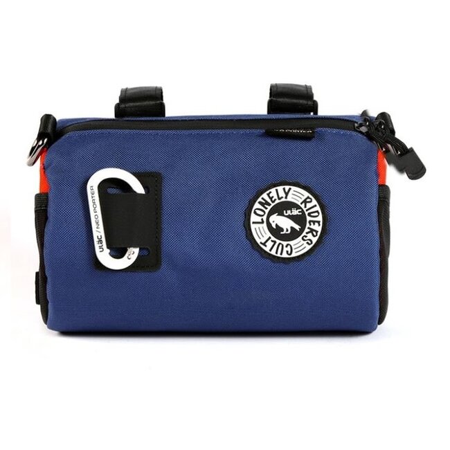 ULAC PORTER HANDLEBAR BAG 2.7 LITRE NAVY / ORANGE