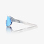 100% S2 SUNGLASSES POLISHED TRANSLUCENT - HIPER BLUE