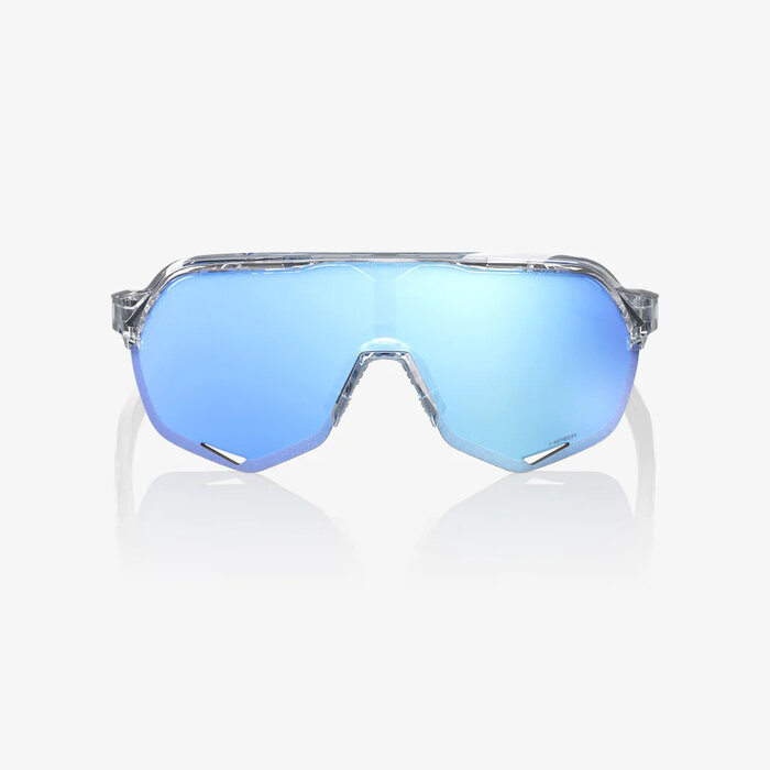 100% 100% S2 SUNGLASSES POLISHED TRANSLUCENT - HIPER BLUE