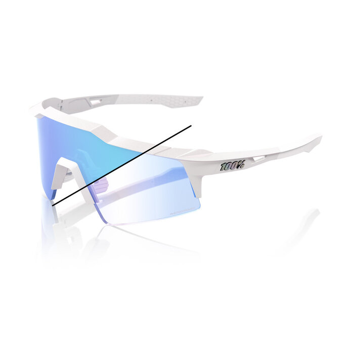 100% 100% SPEEDCFAFT SL SUNGLASSES BASTILLE LE BLUE MIRROR PHOTOCHROMIC