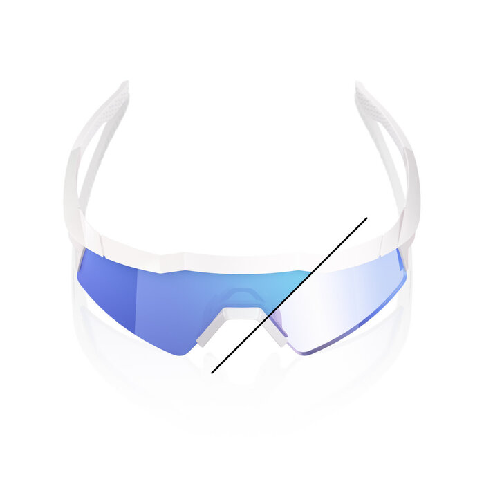 100% 100% SPEEDCFAFT SL SUNGLASSES BASTILLE LE BLUE MIRROR PHOTOCHROMIC