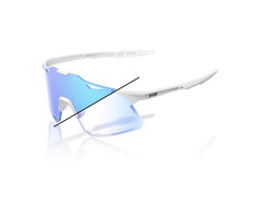 100% 100% HYPERCRAFT BASTILLE LE SUNGLASSES BLUE MIRROR PHOTOCHROMIC