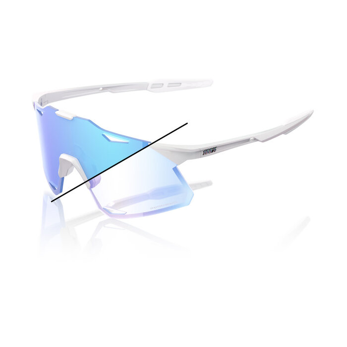 100% 100% HYPERCRAFT BASTILLE LE SUNGLASSES BLUE MIRROR PHOTOCHROMIC