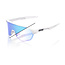 100% 100% S2 BASTILLE LE SUNGLASSES BLUE MIRROR PHOTOCHROMIC