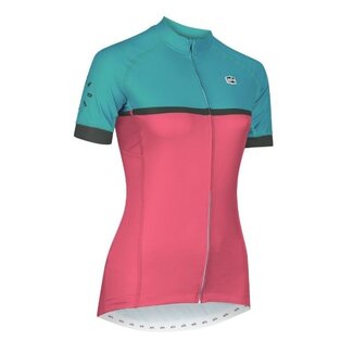 SOLO SOLO LADIES CADENCE JERSEY TEAL BLUE / WATERMELON PINK