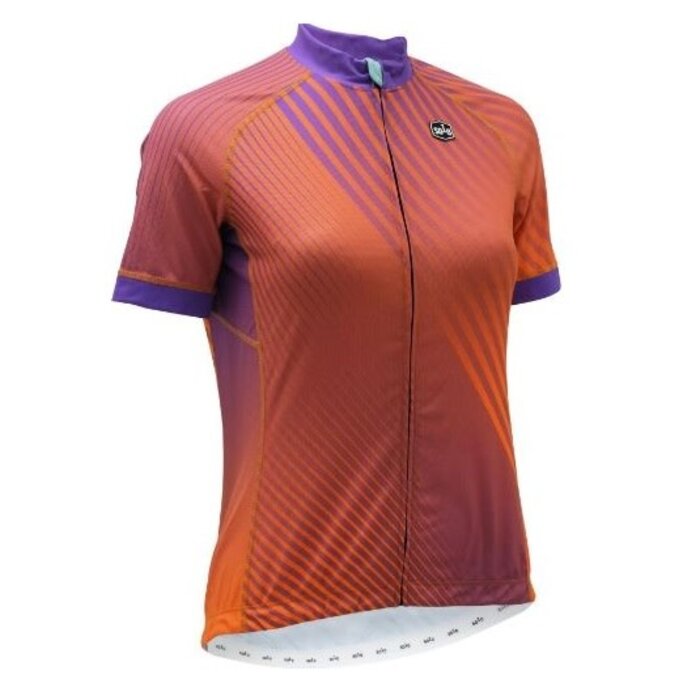 SOLO SOLO LADIES CADENCE JERSEY PURPLE / ORANGE