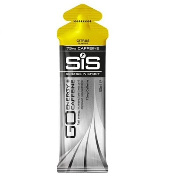 SCIENCE IN SPORT SIS GO PLUS CAFFINE ENERGY GEL 60ML