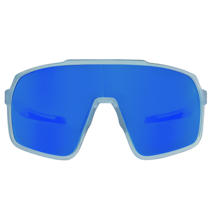 CYKAL CYKAL DESCENDER SUNGLASSES MATT CLEAR / BLUE FLASH