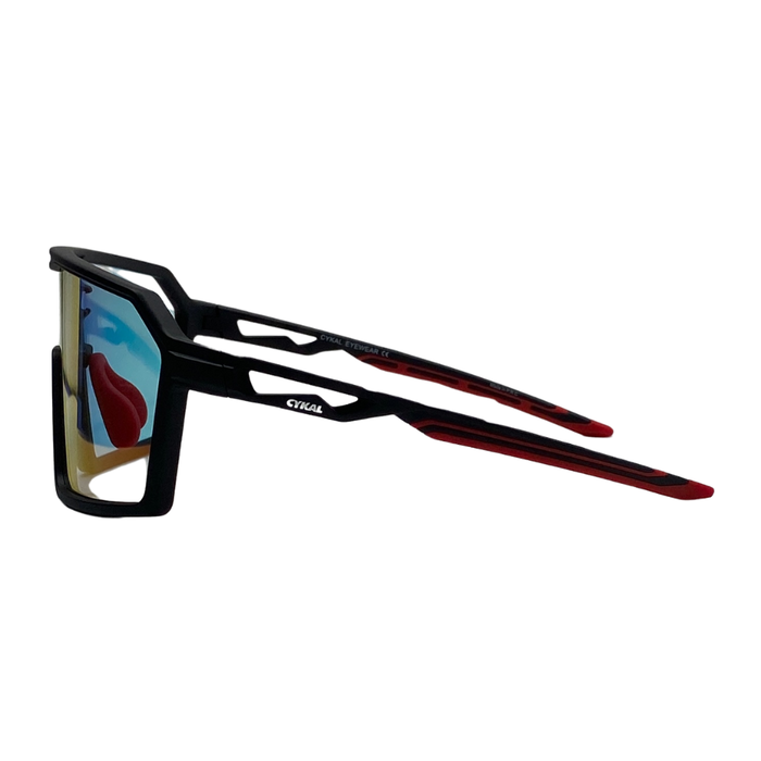 CYKAL CYKAL DECLINE SUNGLASSES MATT BLACK / RED PHOTOCHROMIC