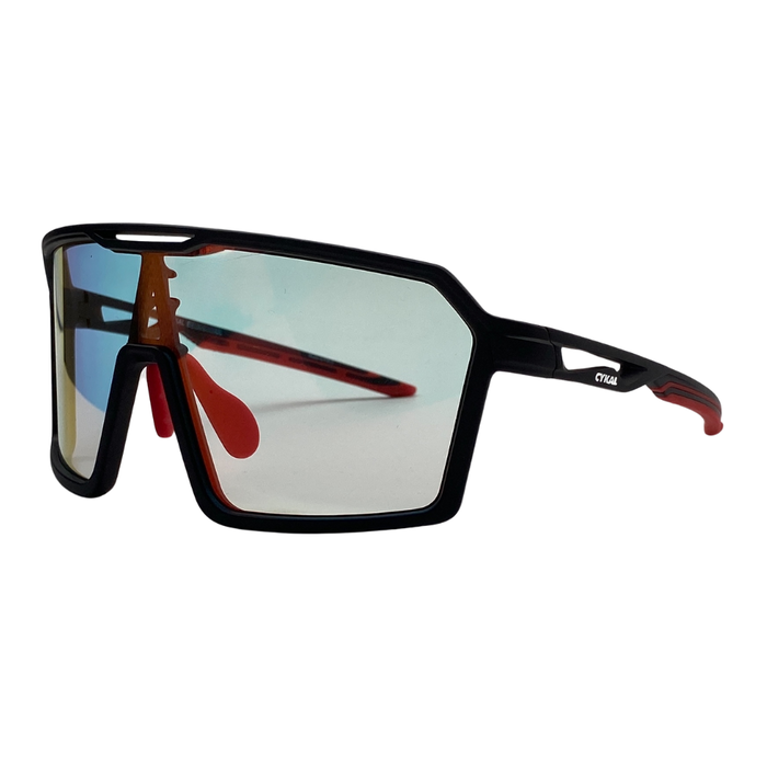 CYKAL CYKAL DECLINE SUNGLASSES MATT BLACK / RED PHOTOCHROMIC