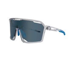 CYKAL CYKAL DECLINE SUNGLASSES CRYSTAL CLEAR / BLUE FLASH