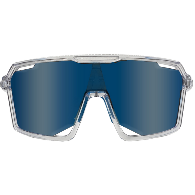 CYKAL DECLINE SUNGLASSES CRYSTAL CLEAR / BLUE FLASH
