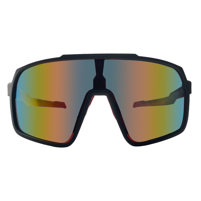 CYKAL CYKAL DESCENDER SUNGLASSES MATT BLACK / RED FLASH