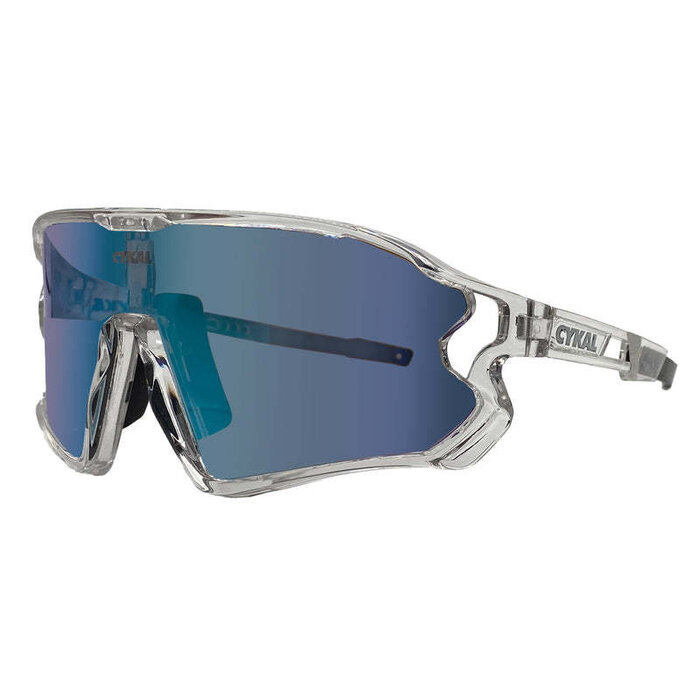 CYKAL CYKAL ENDURO SUNGLASSES CLEAR / BLUE FLASH