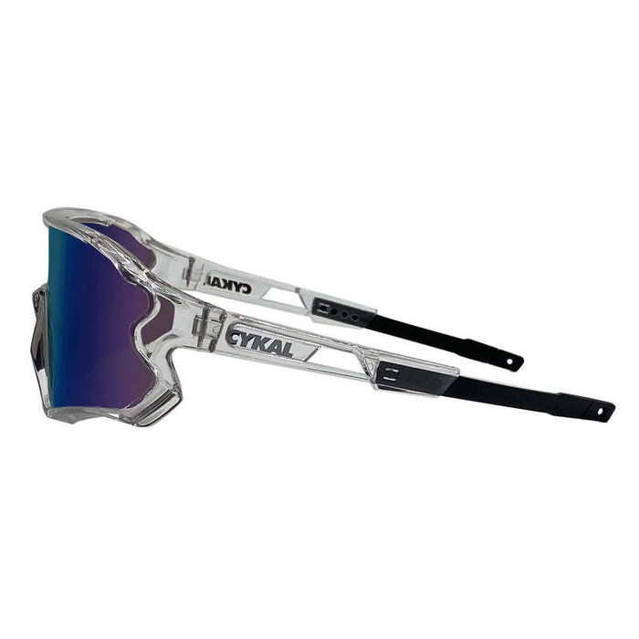 CYKAL CYKAL ENDURO SUNGLASSES CLEAR / BLUE FLASH