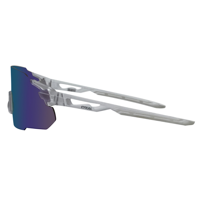 CYKAL KICK SUNGLASSES MATT CLEAR / BLUE FLASH