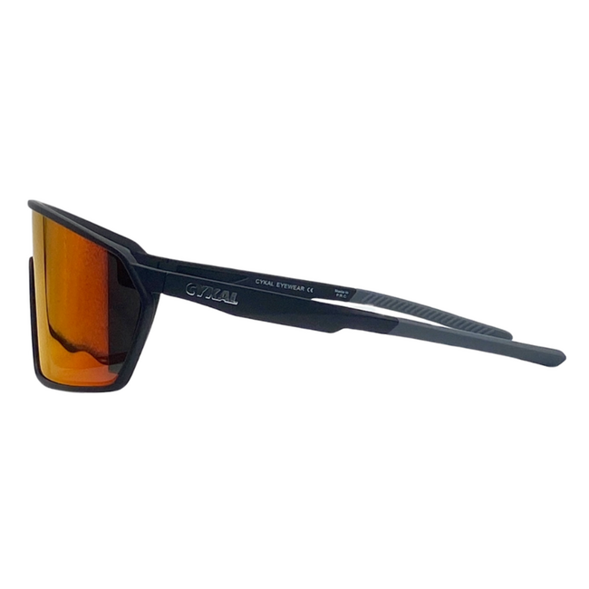 CYKAL HANDLEBAR SUNGLASSES MATT BLACK / RED FLASH