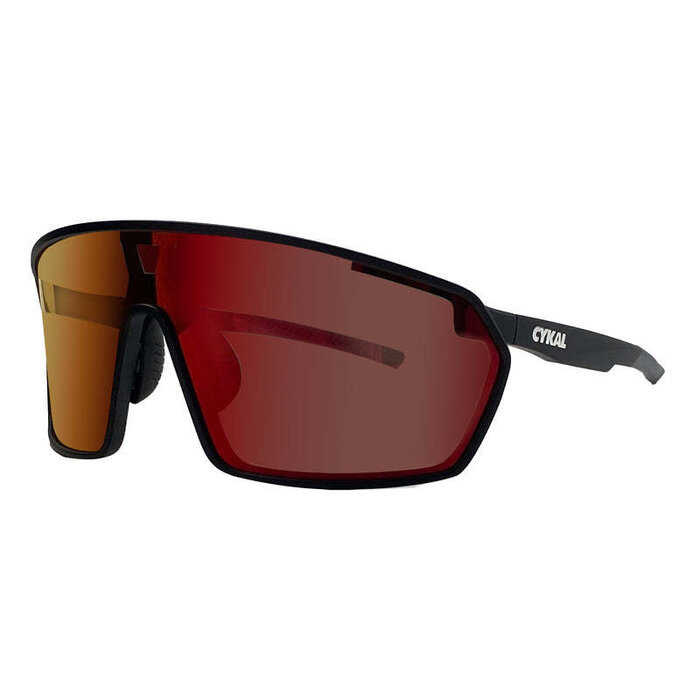 CYKAL CYKAL HANDLEBAR SUNGLASSES MATT BLACK / RED FLASH