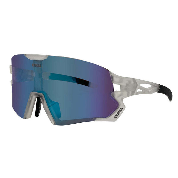 CYKAL CYKAL HAMMER SUNGLASSES MATT CLEAR / BLUE FLASH