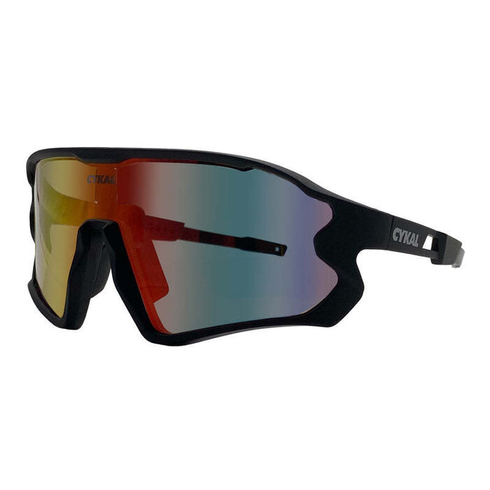 CYKAL CYKAL ENDURO SUNGLASSES MATT BLACK / RED FLASH